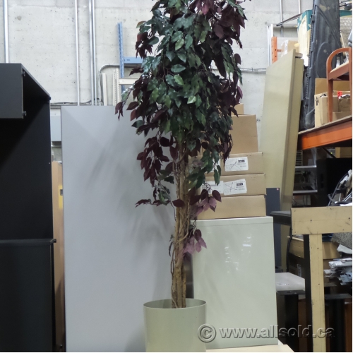 Lot of 5 Artificial Silk Trees and Plants Allsold.ca Buy & Sell